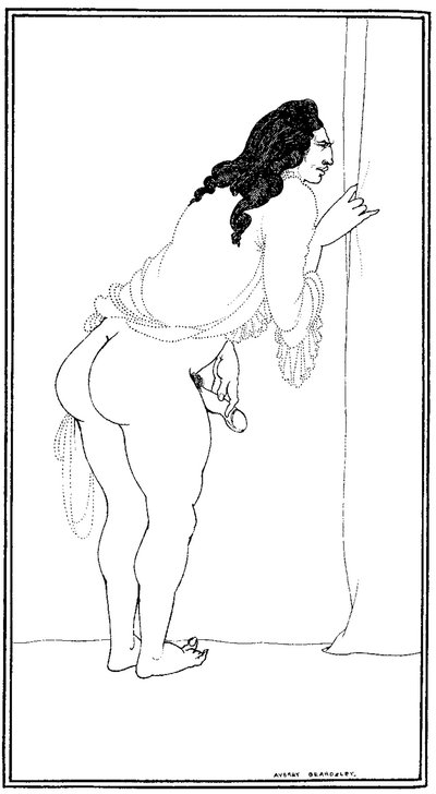 せっかちな姦淫者、1897 作： Aubrey Beardsley