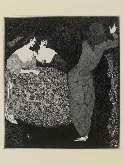 トリスタンとイゾルデ』1896年 作： Aubrey Beardsley