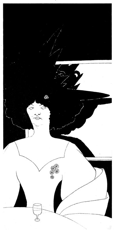 &39;待機&39;、1893 作： Aubrey Beardsley