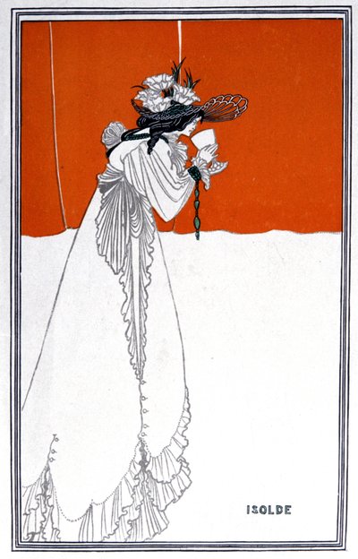 YseultがイギリスのPhiltreを飲んでいる 作： Aubrey Beardsley