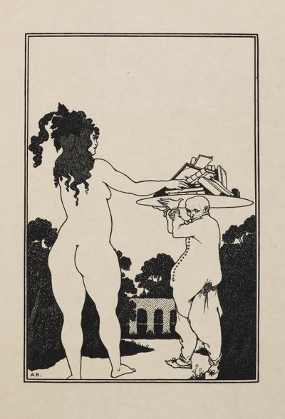 Book of Fifty Drawings からのドローイング 作： Aubrey Beardsley