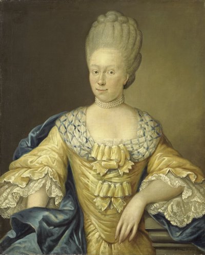 Adriana Johanna van Heusden、Johan Arnold Zoutman の妻 作： August Christian Hauck