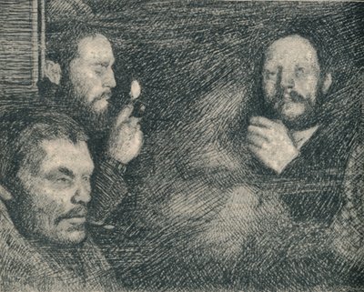 フラムのゲラでの煙、c1893-1896、1897 作： August Eiebakke