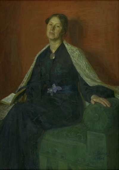 女性の肖像 作： August Eiebakke