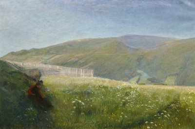 夏の風景、ヴォーガ 作： August Eiebakke