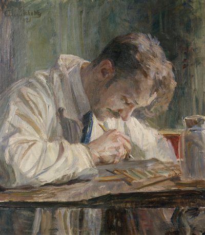 磁器の画家 作： August Eiebakke