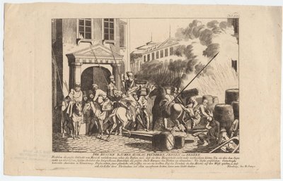 ロシア人によるモスクワの避難 作： August Friedrich Andreas Campe