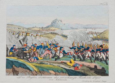 1828年のシュメン要塞の占領c。 1830 作： August Friedrich Andreas Campe