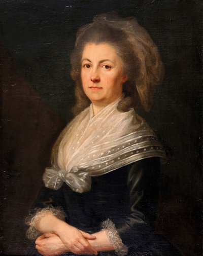 フランシスカ・カタリーナ・フォン・シュタイガーの肖像 作： August Friedrich Oelenhainz