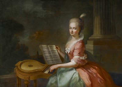リヒテンシュタイン王女マリア・アントニア（1756-1821） 作： August Friedrich Oelenhainz