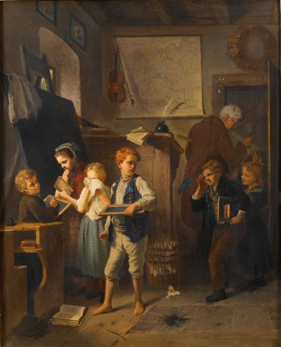 手に負えないクラス、1876年。 作： August Heyn