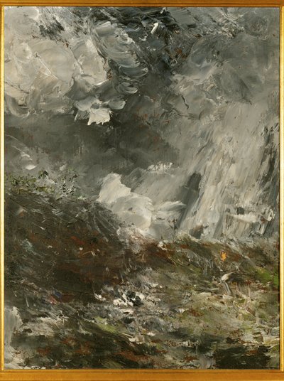 嫉妬の夜（キャンバスに油彩） 作： August Johan Strindberg