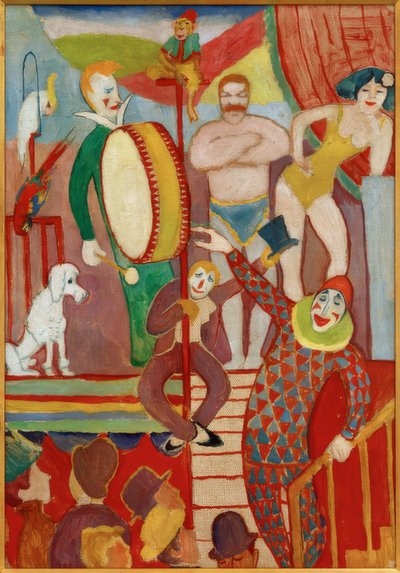 サーカスの世界 I 作： August Macke