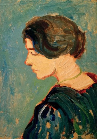 エリザベス・マッケ、研究責任者 作： August Macke