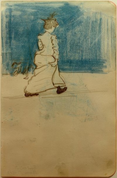 通りの女II 作： August Macke