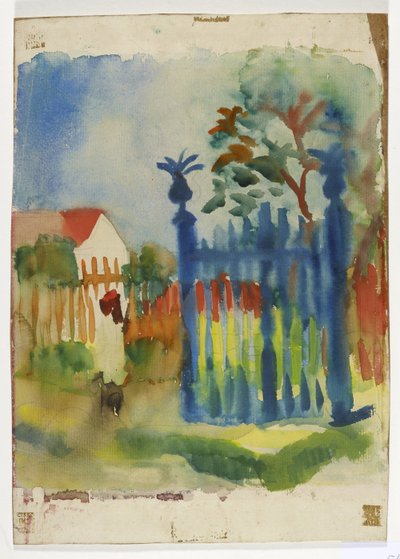 ガーデンゲート 作： August Macke