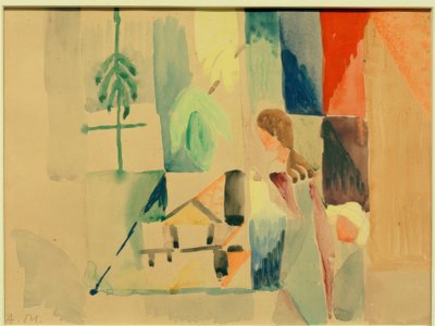 野菜屋の子どもたちII 作： August Macke