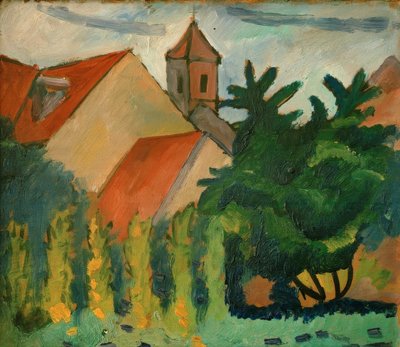 カンダーンの教会 作： August Macke