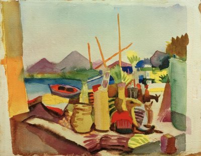 ハマメットの風景 作： August Macke