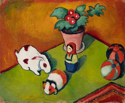 リトル・ウォルターのおもちゃ 作： August Macke
