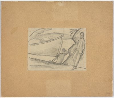 海岸の男たち 作： August Macke