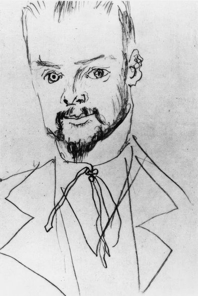 Paul Klee - A. Mackeによるドローイング 作： August Macke