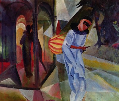 ピエロ 作： August Macke