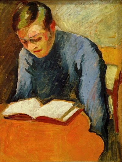 ヘルムス・マッケの肖像 作： August Macke