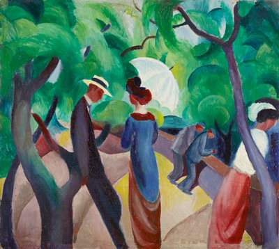 プロムナード 作： August Macke