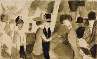 プロムナードII 作： August Macke