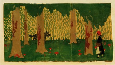 赤ずきん 作： August Macke