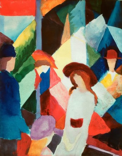 ストアウィンドウ 作： August Macke