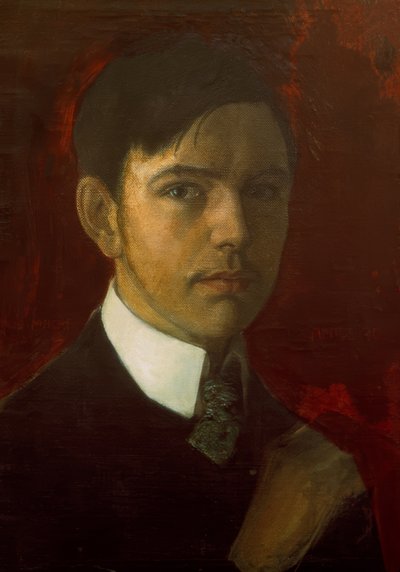 自画像 作： August Macke