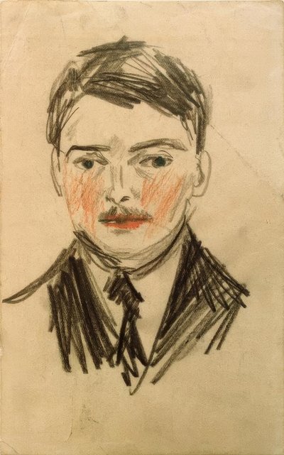 自画像 作： August Macke