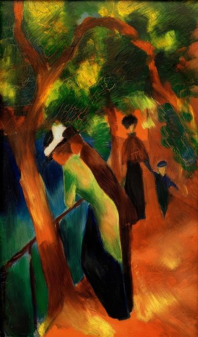 サニーウェイ 作： August Macke