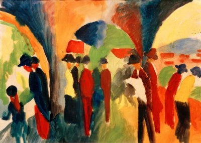 ベビーカー 作： August Macke
