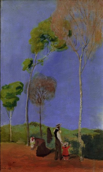 ベビーカー 作： August Macke