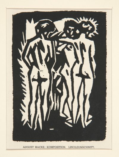 3 つのヌード 作： August Macke