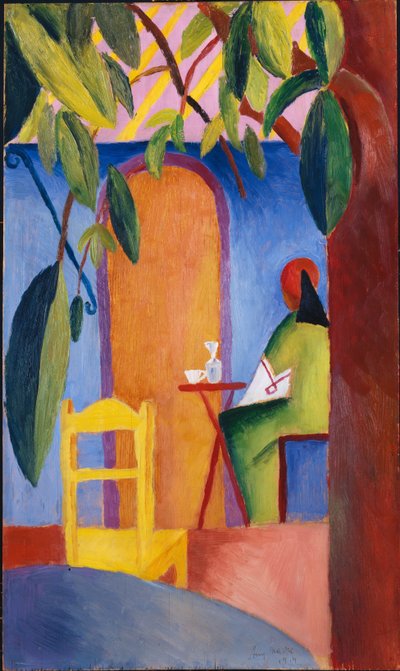 ターキッシュカフェ 作： August Macke