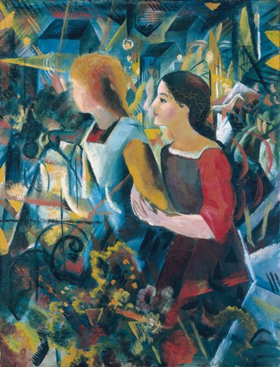 二人の少女 作： August Macke