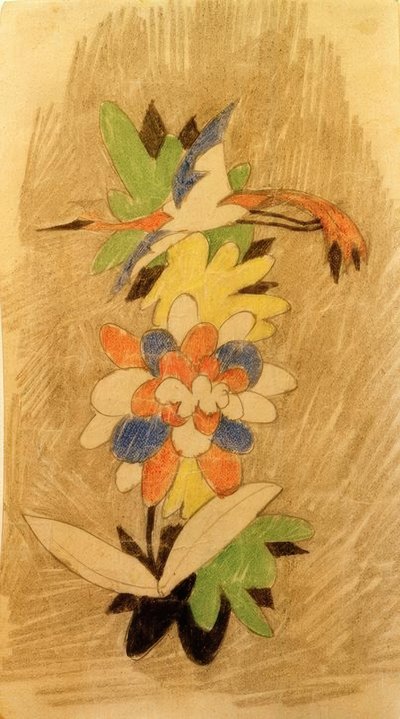 花の鳥 作： August Macke