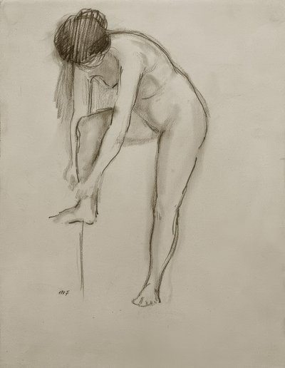 女性の行為IV 作： August Macke