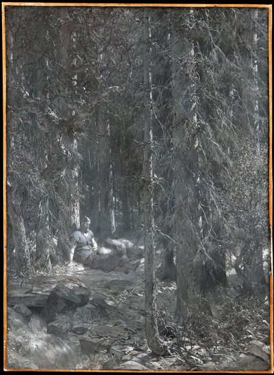 『フリシオフの誘惑』（『フリシオフのサガ』より） 作： August Malmström
