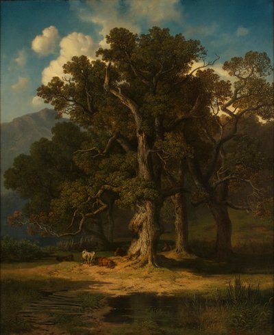 森の風景 作： August Maximilian Zimmermann