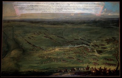 七年戦争：コーリンの戦いでのプロイセン歩兵 作： August Querfurt