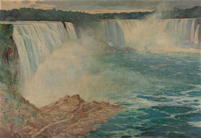 ナイアガラの滝、c。 1906-1909年（キャンバスに油彩） 作： August Satra