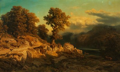 秋の風景 作： August Schaeffer von Wienwald