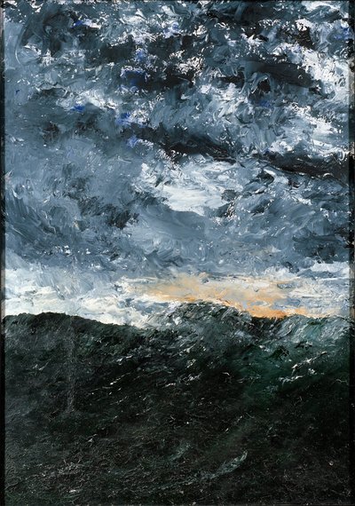風景、海景ヴォーゲンVIII（波VIII） 作： August Strindberg