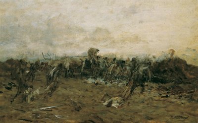 戦闘後 作： August von Pettenkofen