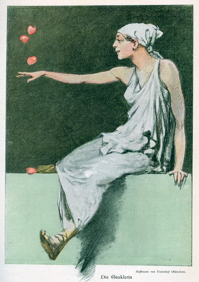 「ジャグラー」「コメディアン」、1898 作： August von Vestenhof Hoffmann